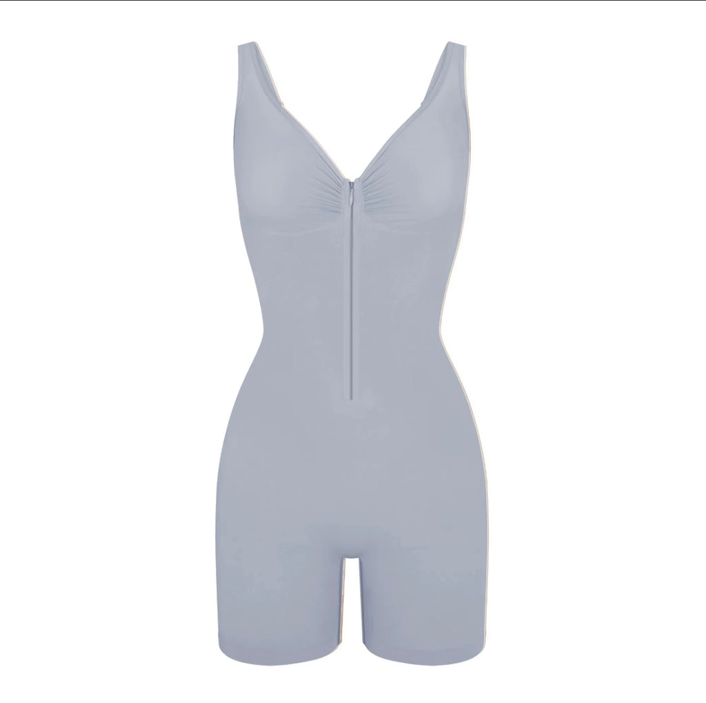 Annie Front-Zip Shapewear Bodysuit