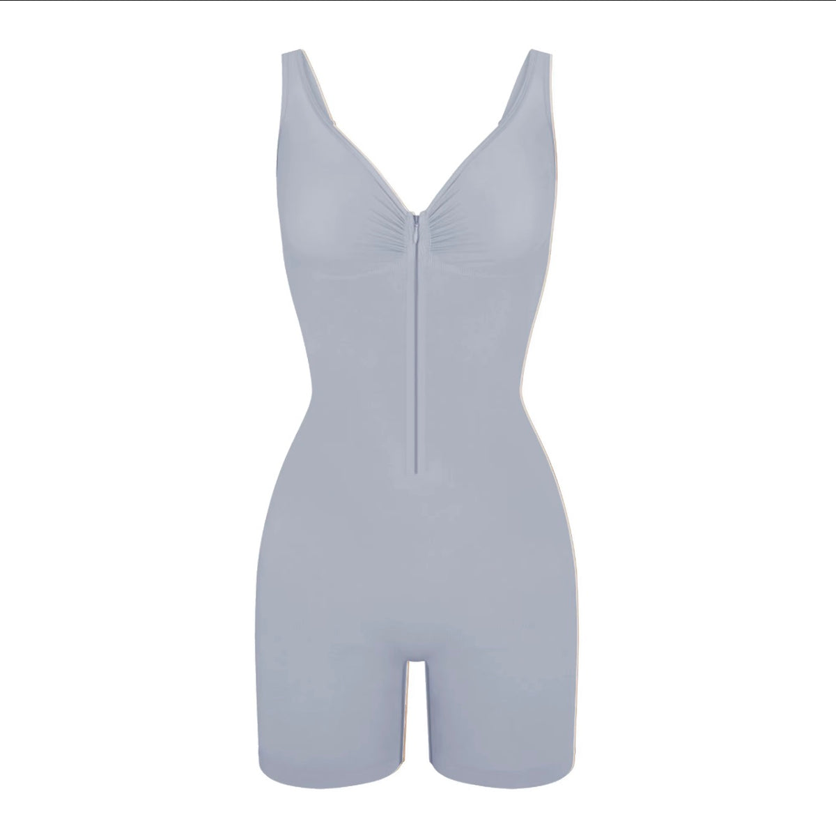 Annie Front-Zip Shapewear Bodysuit
