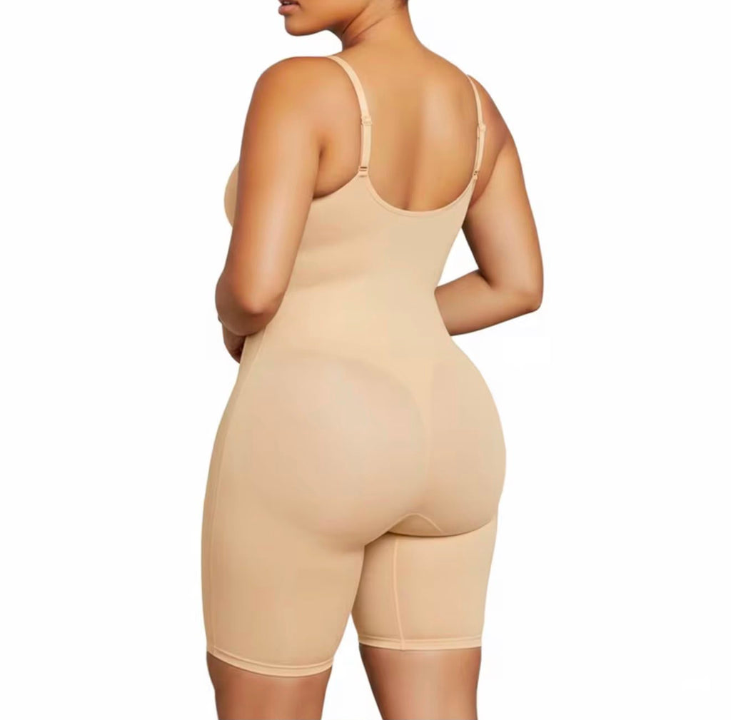 Annie Front-Zip Shapewear Bodysuit